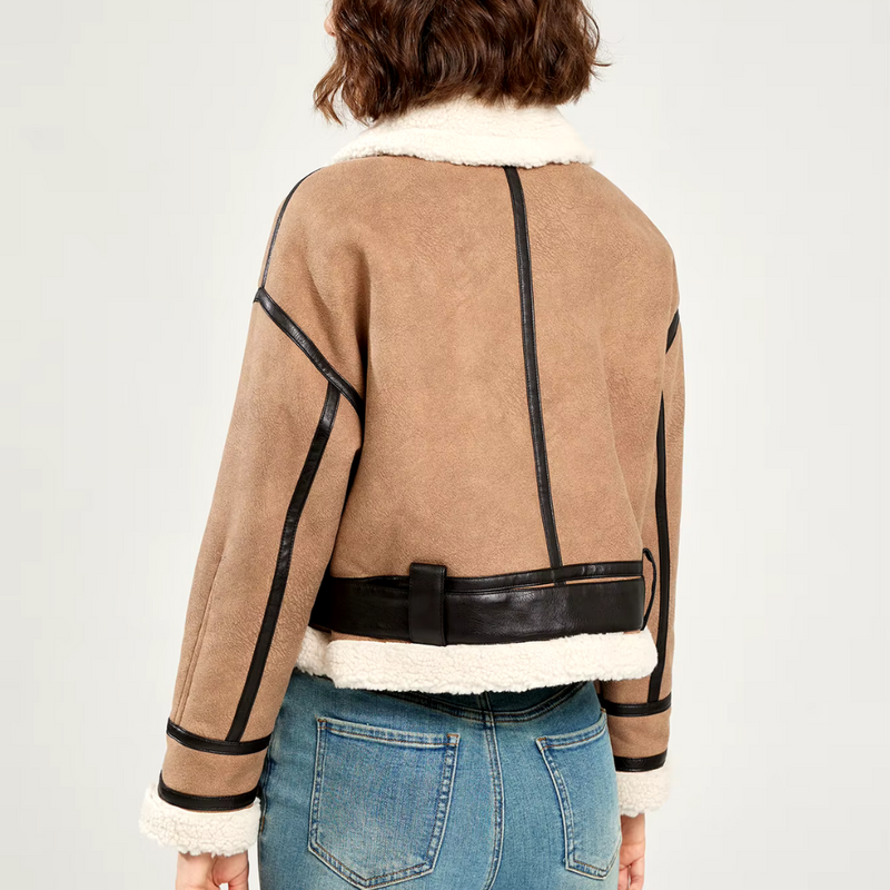 Chaqueta de Cuero para Mujer Anquita