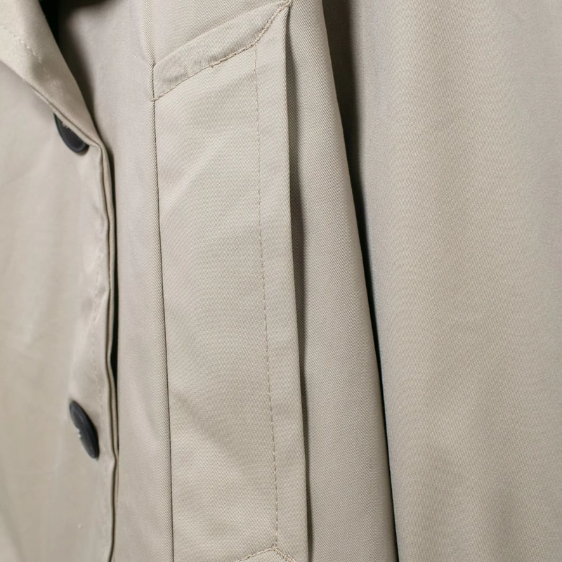 Chaqueta Trench con Solapa para Mujer