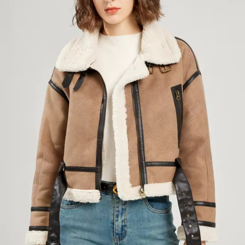 Chaqueta de Cuero para Mujer Anquita