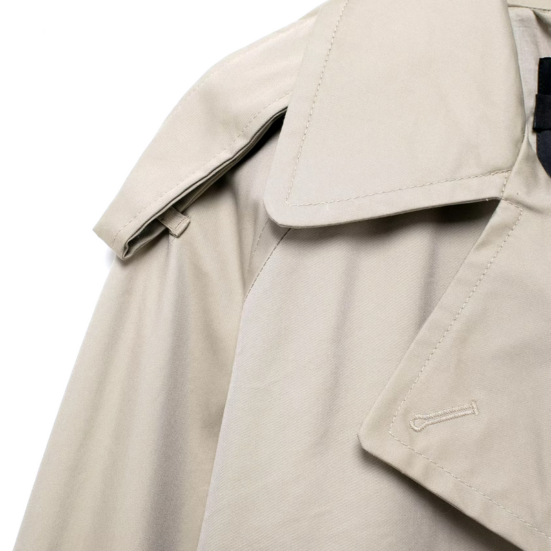 Chaqueta Trench con Solapa para Mujer