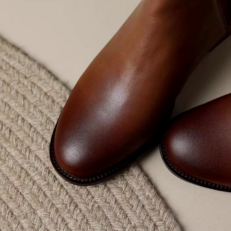 Bota Femenina de Cuero Begonha