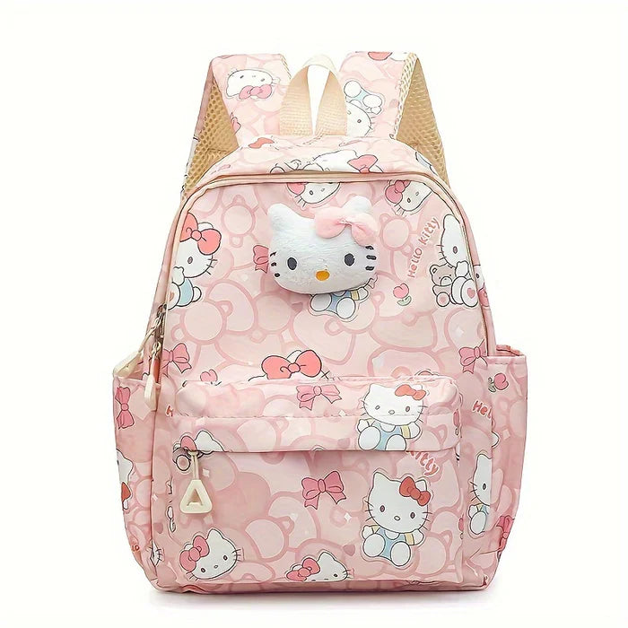 Mochila Escolar Femenina Hello Kitty